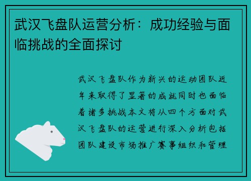 /uploads/images/20250928/wu-han-fei-pan-dui-yun-ying-fen-xi-cheng-gong-jing-yan-yu-mian-lin-tiao-zhan-de-quan-mian-tan-tao.webp